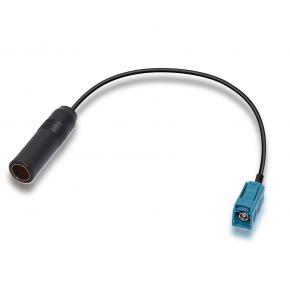 Bingfu Universal Vehicle Car Stereo FM AM Radio Antenna Adapter Cable Fakra Z Female to DIN Socket Connector Cable 15cm 6 inch for Car Stereo Audio HD Radio Head Unit CD Media Player Receiver