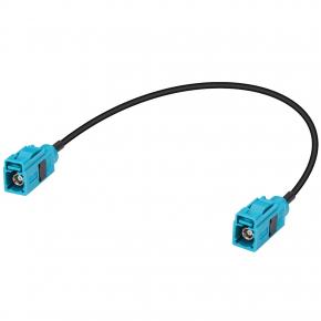 CAPChang Vehicle Antenna Extension Cable 12inch/1FT/30cm FAKRA Z Female to Female GPS Antenna Cable for Sirius XM, GPS Navigation, FM/AM Radio, 4G/LTE, TEL Telematics, Bluetooth & More