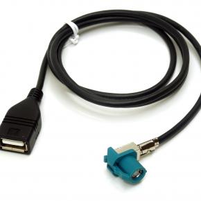 CIC NBT EVO USB Cable FAKRA Z HSD Retrofit Wire Compatible with BMW F-Series E-Series